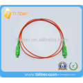 SC/APC, Singlemode, Orange color, LSZH, Fiber Patch Cord